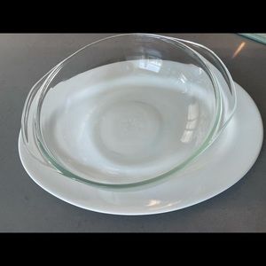 Stew bowl & big oval plate